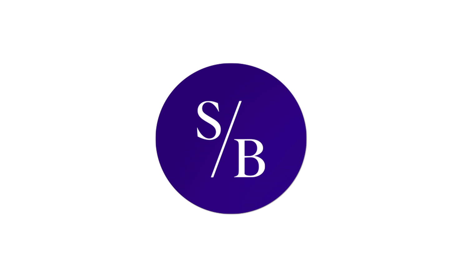 Animation of the Stack Brogan SB icon animating with maroon, green and dark purple